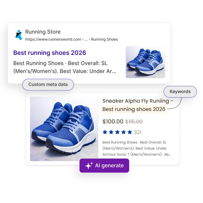 Boost search visibility with SEO-ready pages